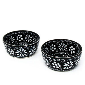 Handmade Pottery Salsa/Dip Bowl, Set of 2
