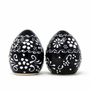 Handmade Pottery Salt & Pepper Shakers Set
