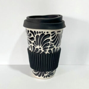 Travel Mug 15 CM Black-White